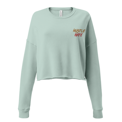 Hustle or Hate Crop Sweatshirt